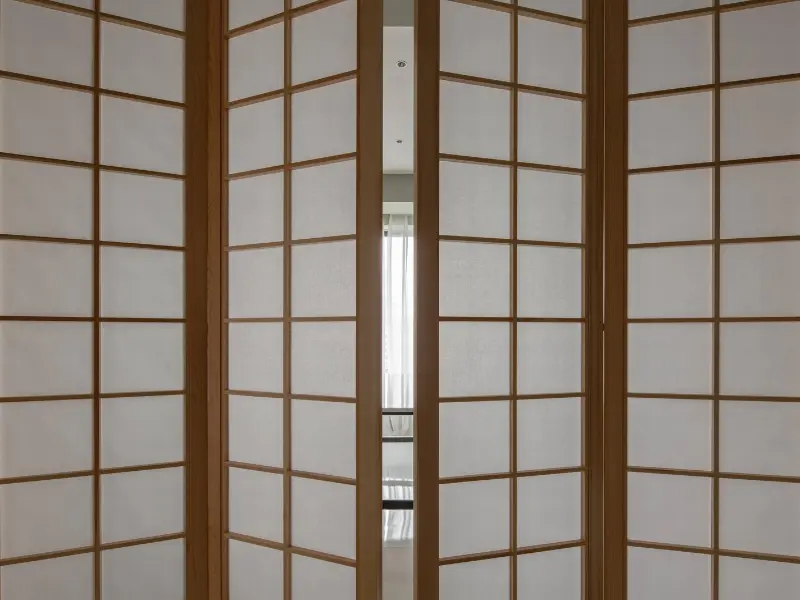 Panneaux japonais Shoji réalisés par un menuisier en France